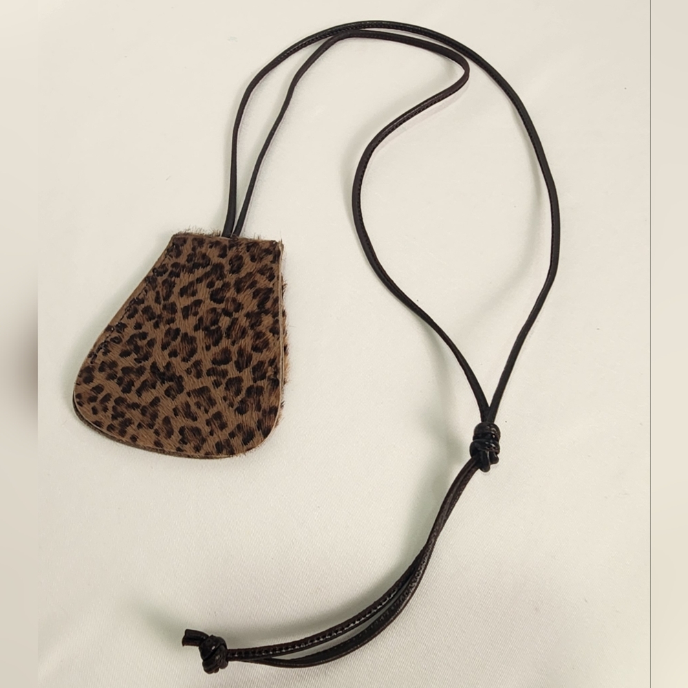 Bottega Veneta Leopard Print Pony Hair ULTRA RARE Clochette Keyring